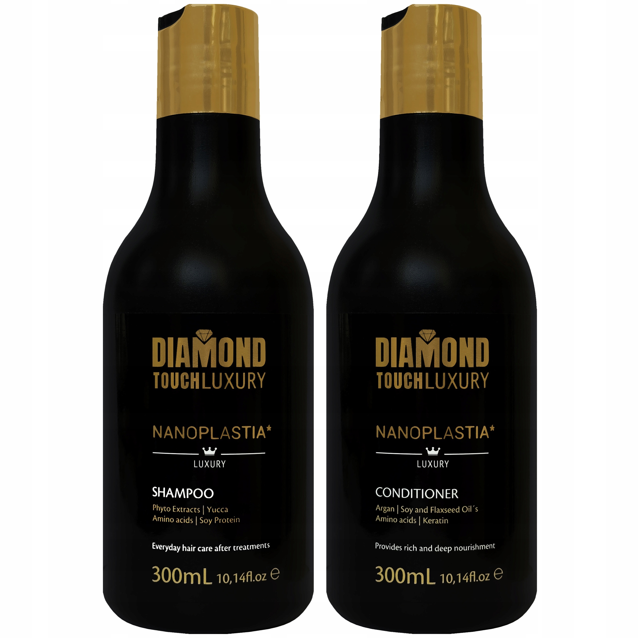Szampon Odżywka Zestaw Diamond Touch Luxury Nanoplastia 2x300ml