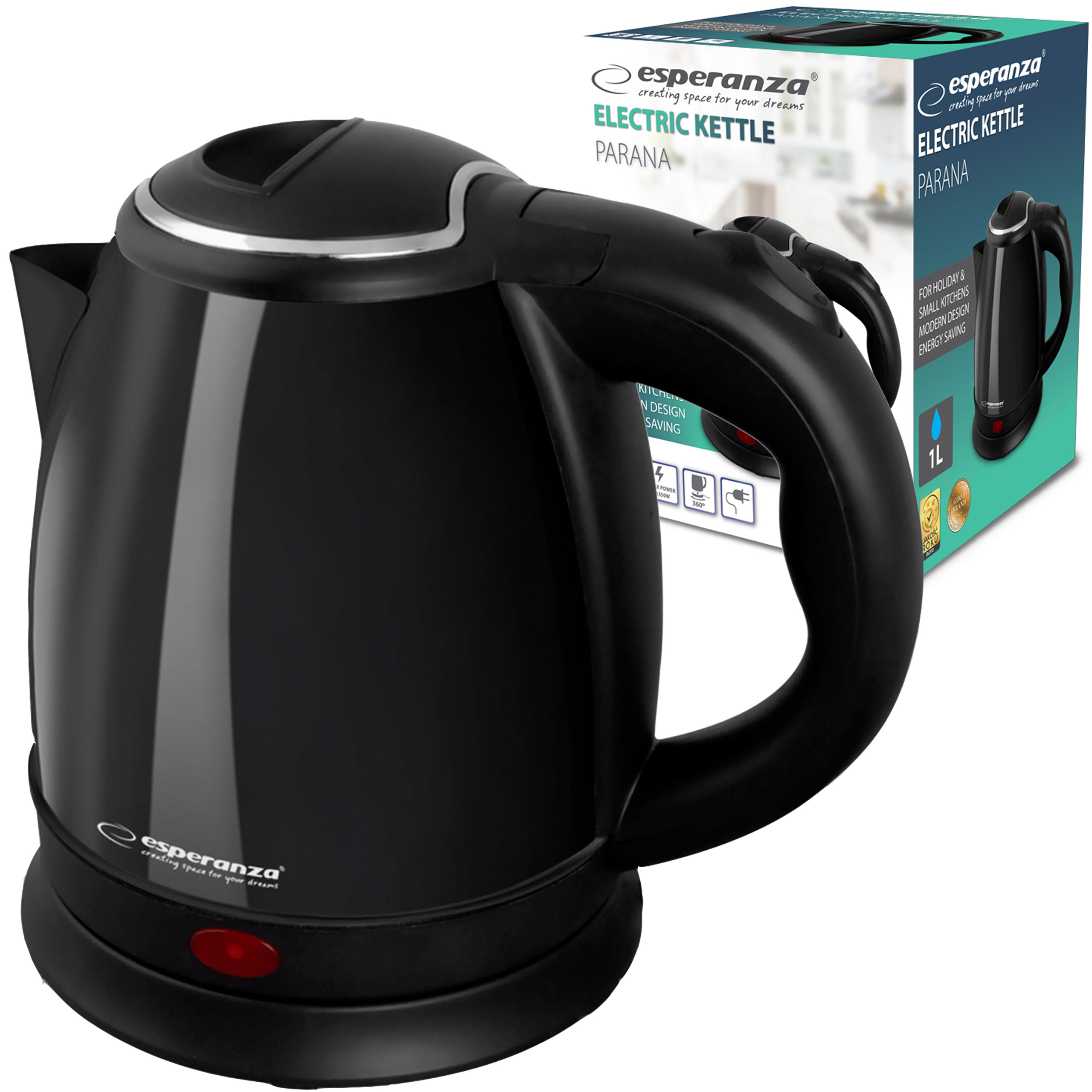 

Czajnik Elektryczny Bezprzewodowy 1L 1350W Inox