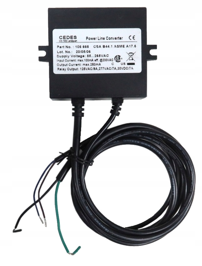 TRANSFORMATOR CEDES 106 666 DO IMS 100 NT 230/24V KONWERTER ZASILACZ EAN (GTIN) 42010100161156