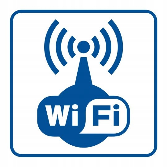 Strefa Wi-Fi naklejka znak BHP 10,5x10,5