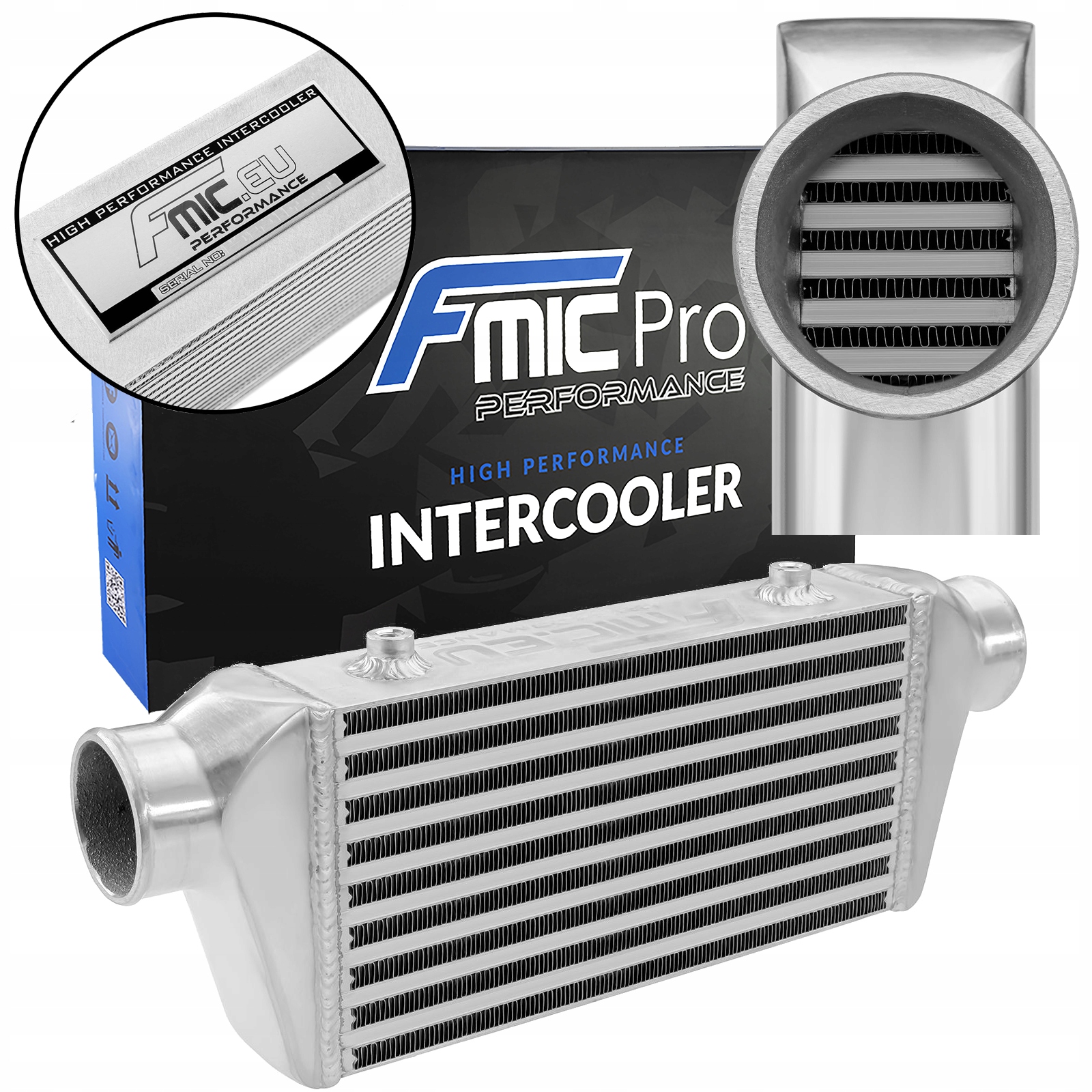 Výkonný intercoolerový tuning Fmic 300x155x65 mm Chladič vzduchu Turbo