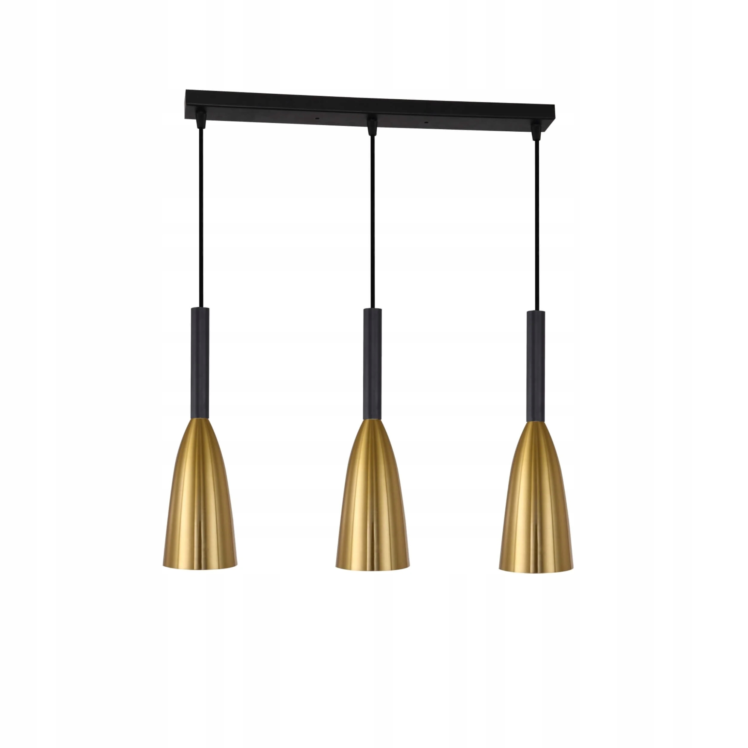 Závesná lampa čierna zlatá nad stôl ostrov bar moderná Light Prestige