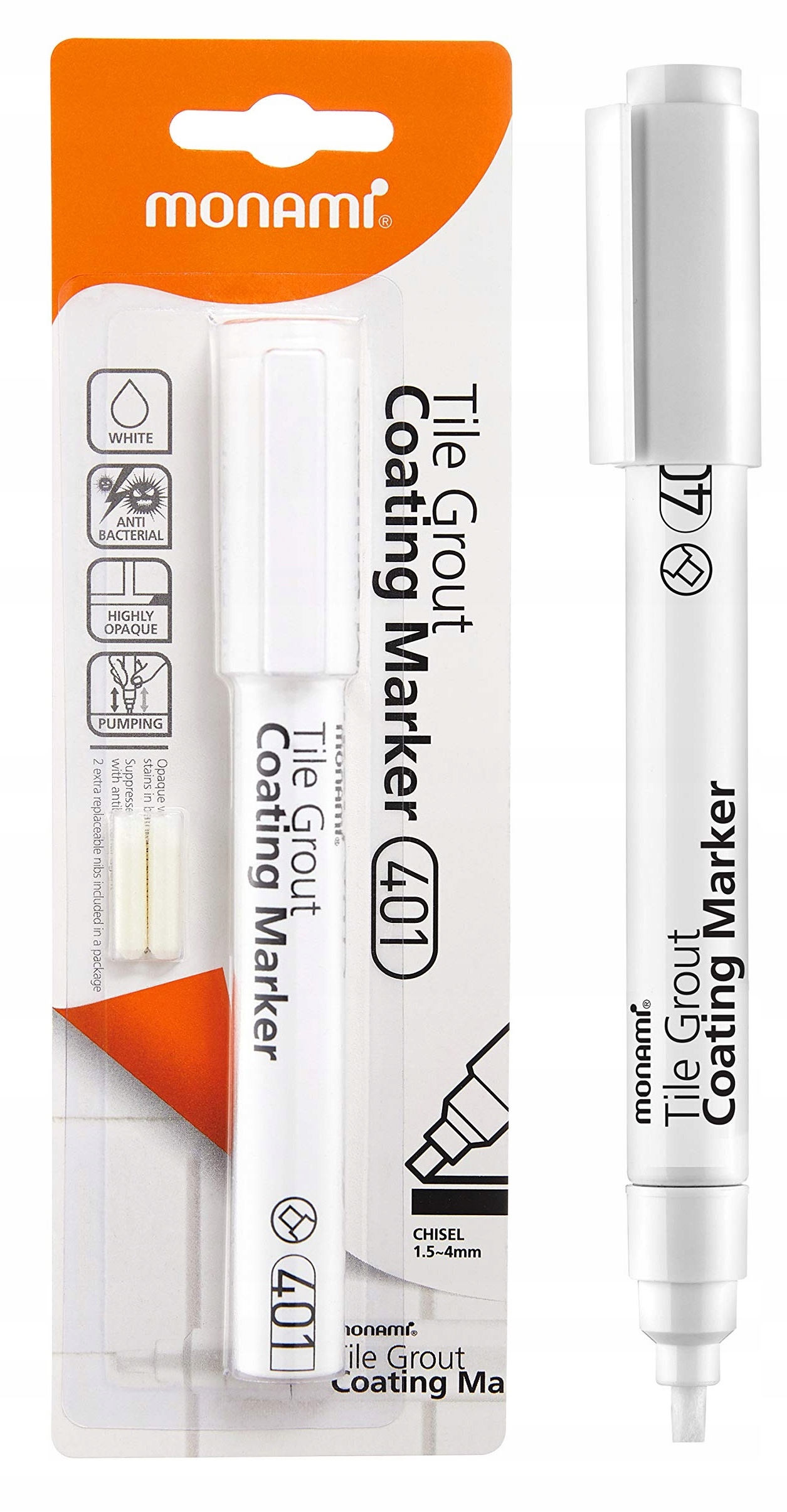 

Marker Do Renowacji Odnawiania Fug 2 końcówki