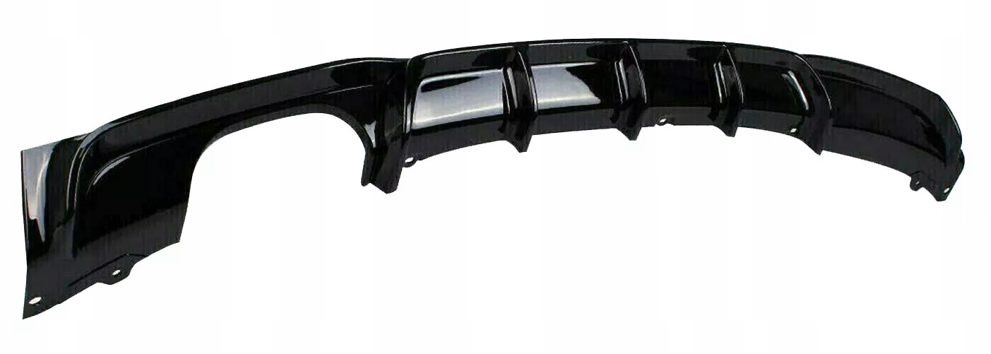 Difuzér Zadního Nárazníku pro Bmw F30 F31 M Sport M Balíček Černý Lesk