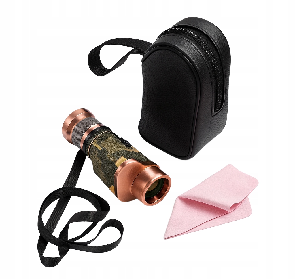 Monokular 8x24 Kapesní Dalekohled Mini Malý Kompakt Maskáčový Pouzdro Turistika