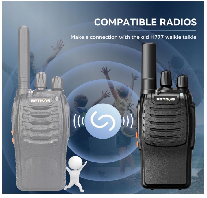 2x Krótkofalówka Retevis H777 Model H777
