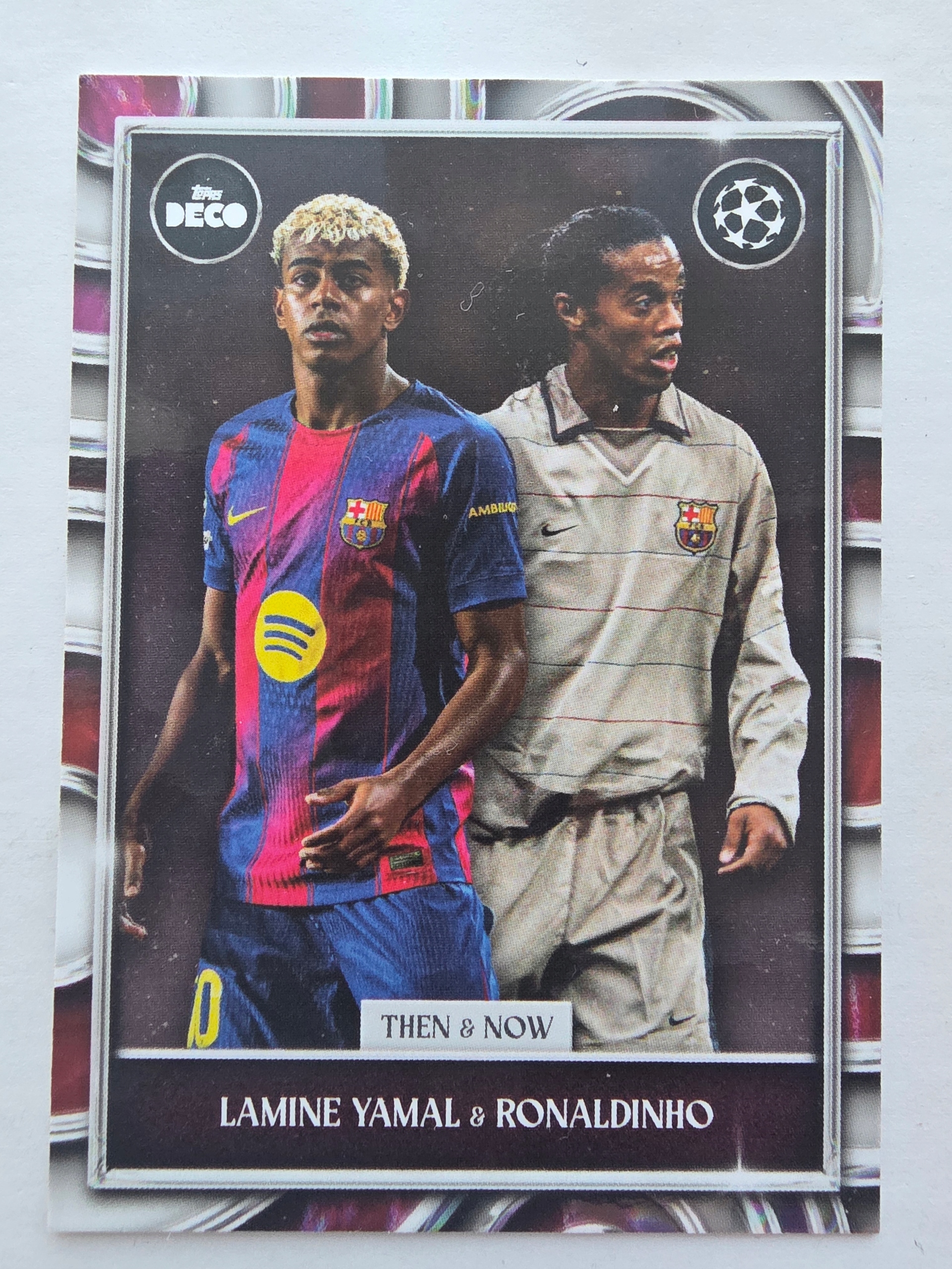 2025-26 Topps Deco Lamine Yamal Ronaldinho Fc Barcelona /f