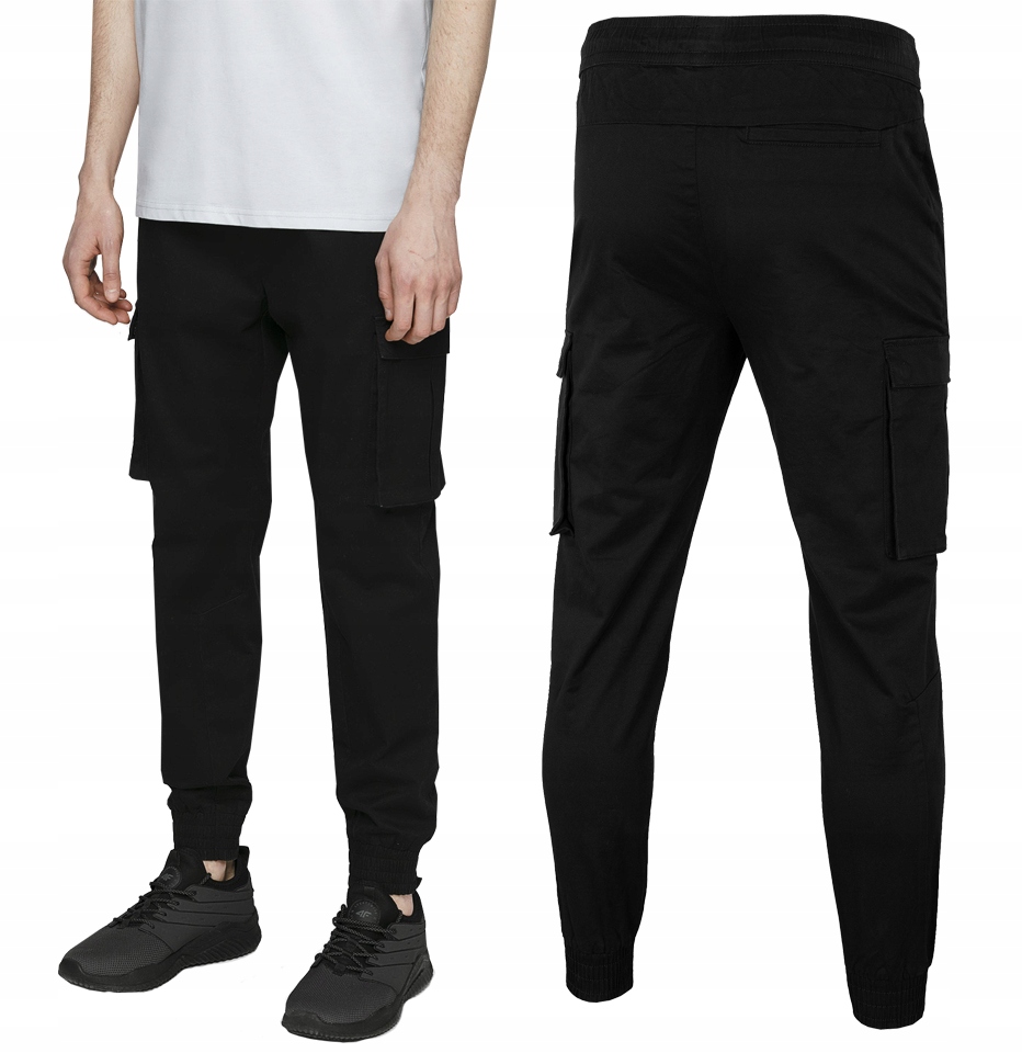 

4F Spodnie Męskie Dresy SPMC010 Joggery Bojówki