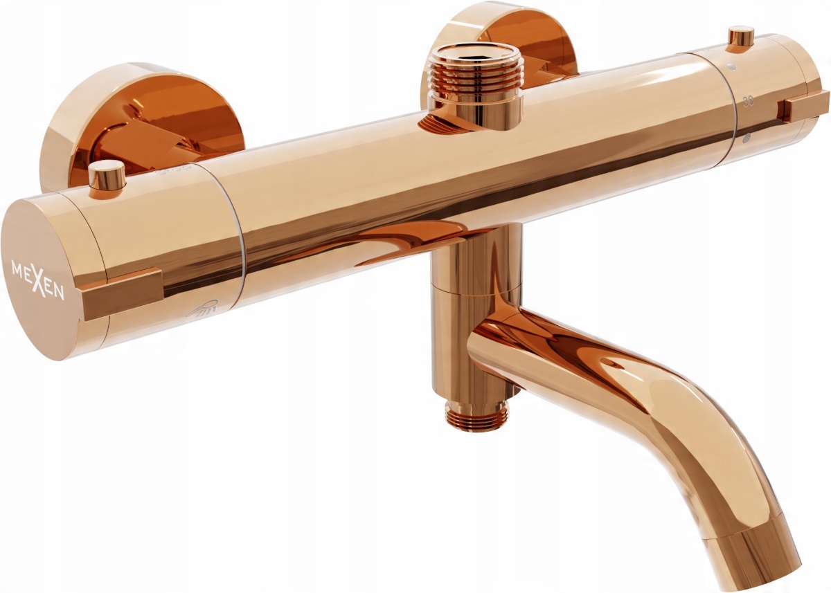 

Mexen Kai Bateria Termostatyczna Wannowa Rose Gold