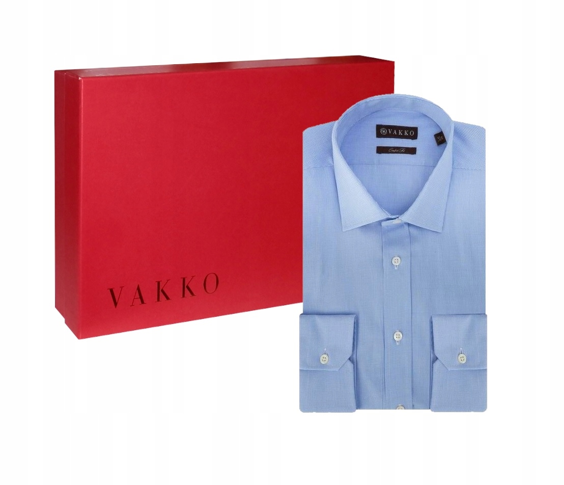 Pánská Klasická Košile Vakko Bavlna vel.