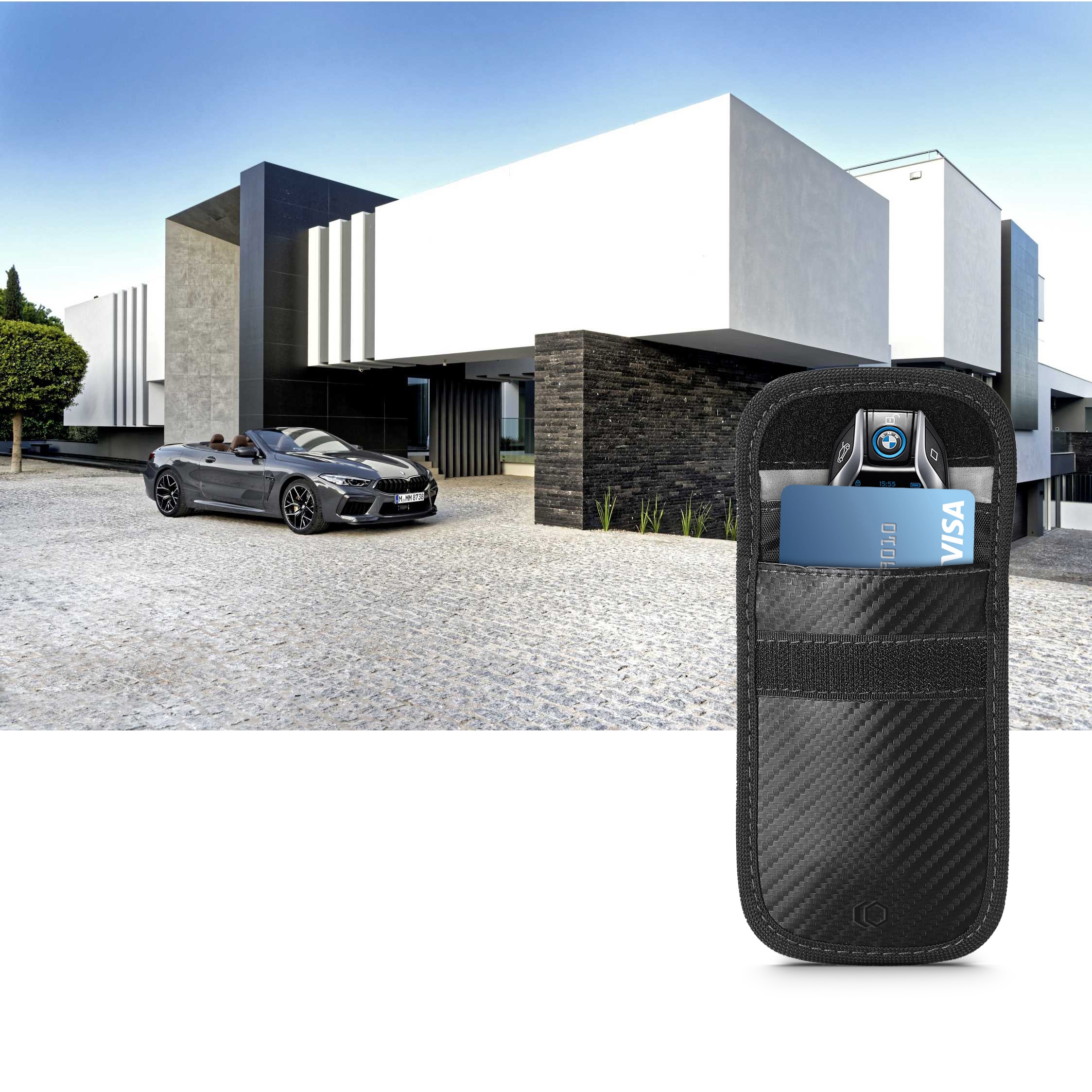 KLATKA FARADAYA ETUI KLUCZYKI SAMOCHODOWE KEYLESS Rodzaj na klucze