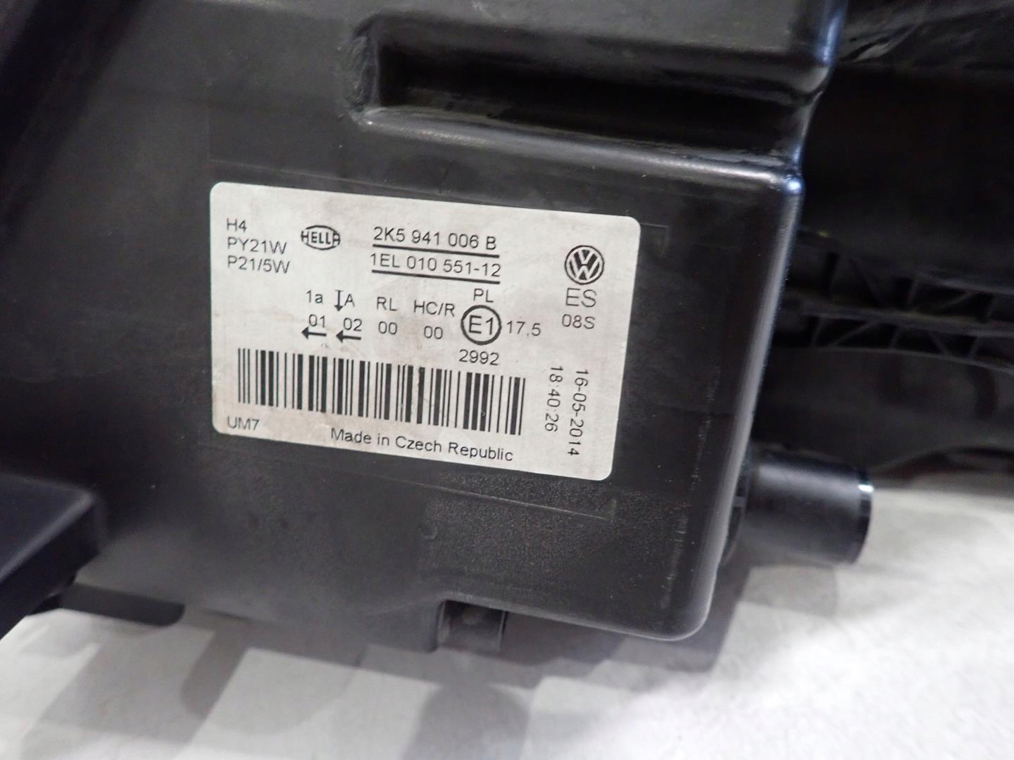 light front front right VW CADDY 2010-2015 2K5941006B