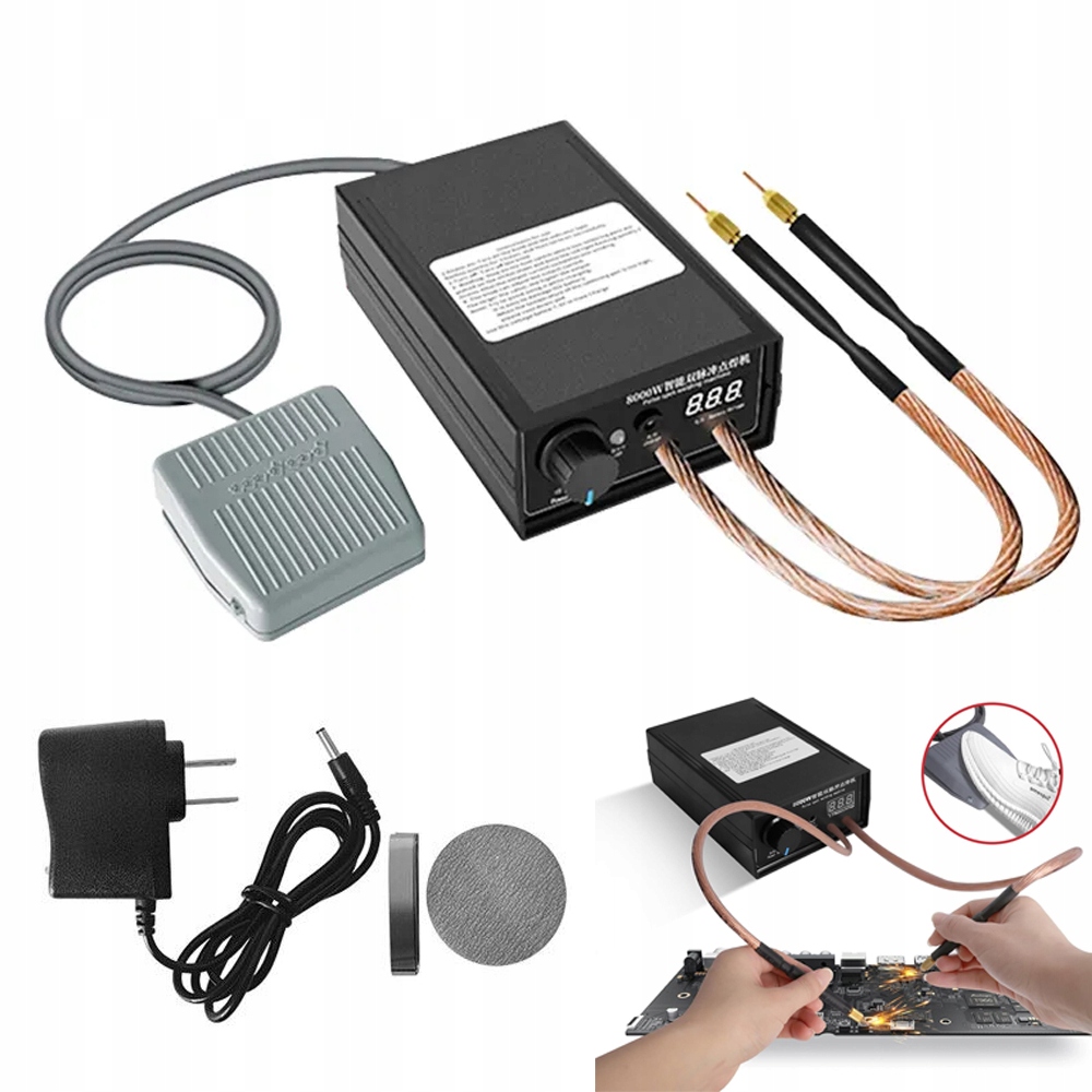 Profesionální Bodová Svářečka Pro Domácnost 8000W Diy Set