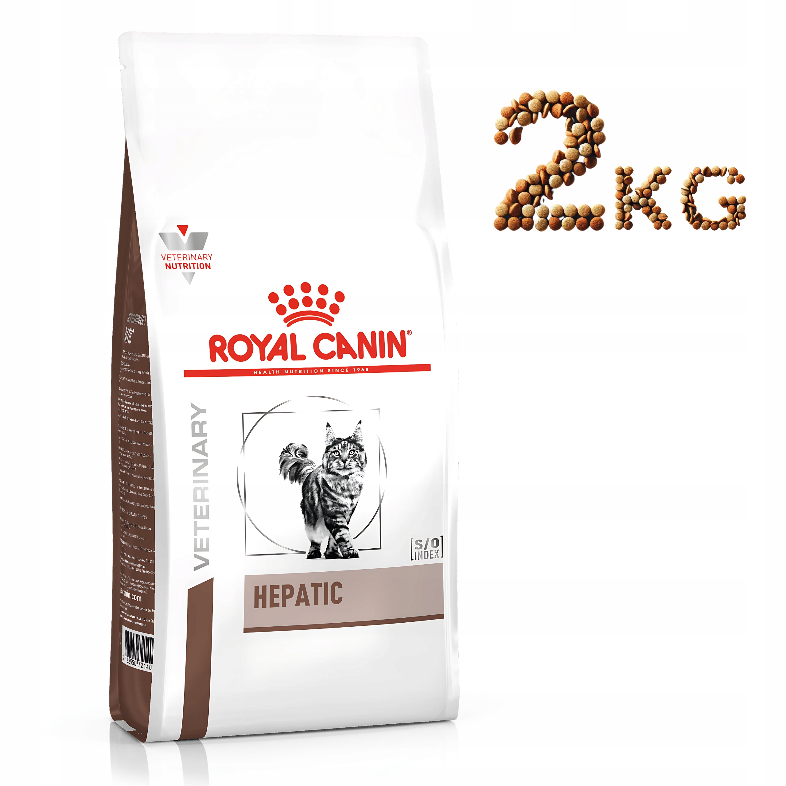 Sucha Karma Royal Canin Vhn Hepatic dla Kota z Niewydolnością Wątroby, 2 kg