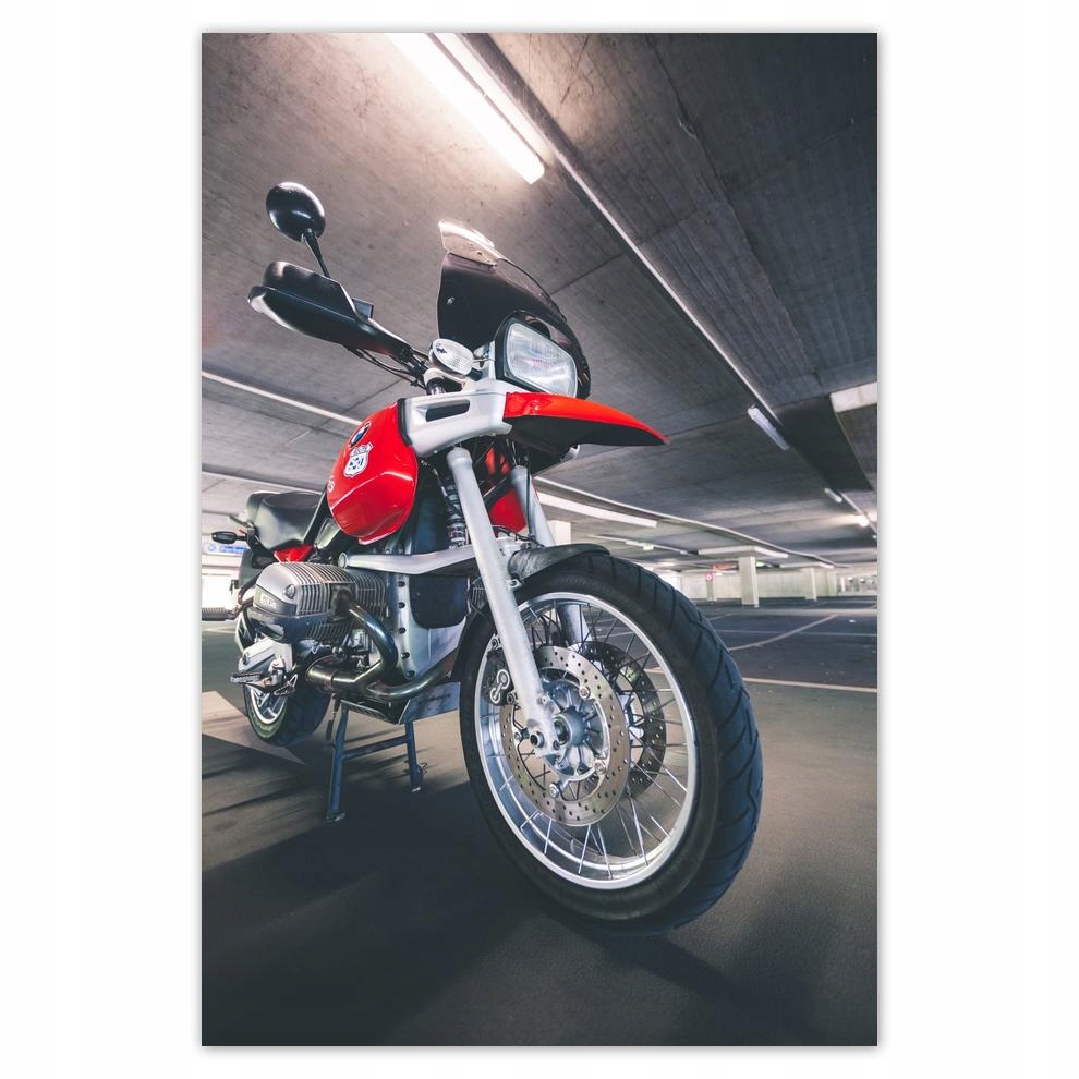 

Plakaty 40x60 Czerwony motocykl Bmw