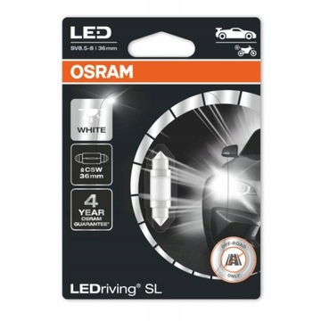 

Osram Obrys 36MM Led 6418DWP-01B szt żarówka
