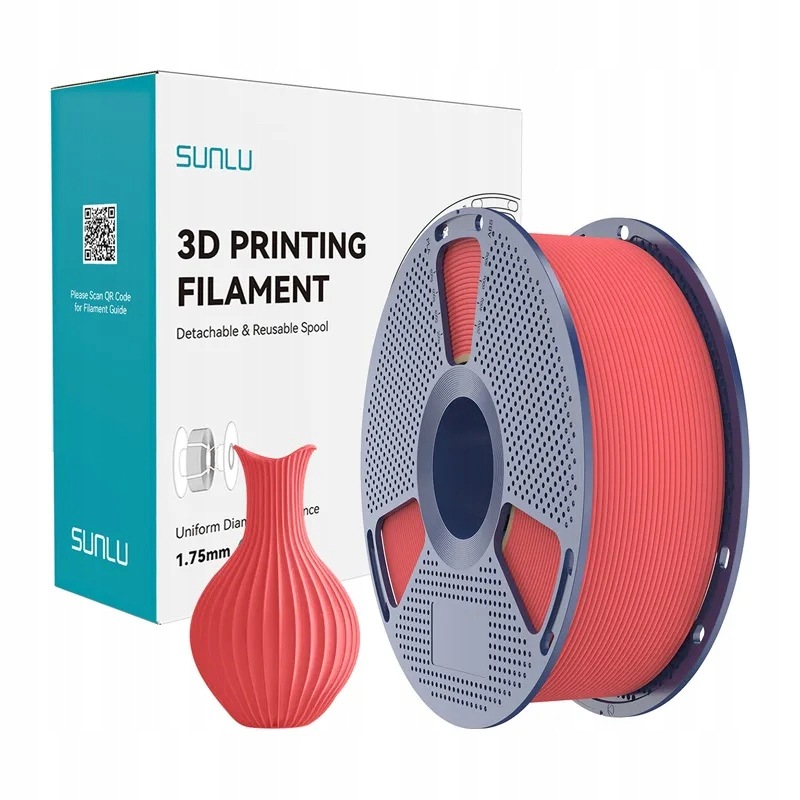 Filament Sunlu Pla Classic 1.75mm 1kg (wiśniowy)