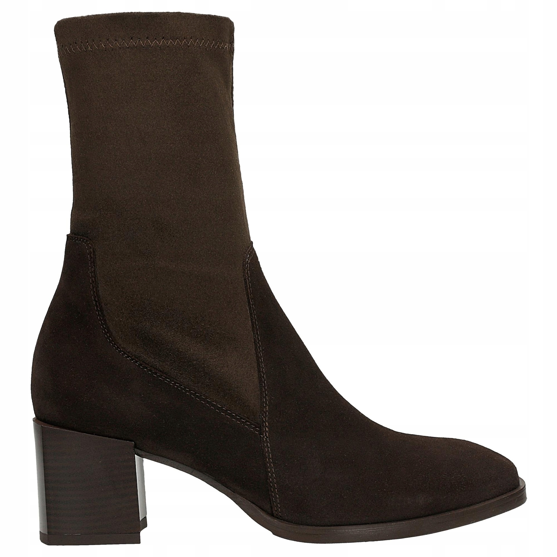 Hnědé kotníkové boty se zapínáním na zip, vel.