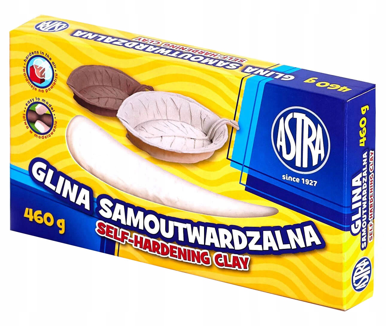ASTRA GLINA MASA SAMOUTWARDZALNA 460G BIAŁA