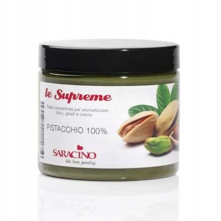Levně Aromatická pasta Pistáciová Saracino 100% pistácie 200 g