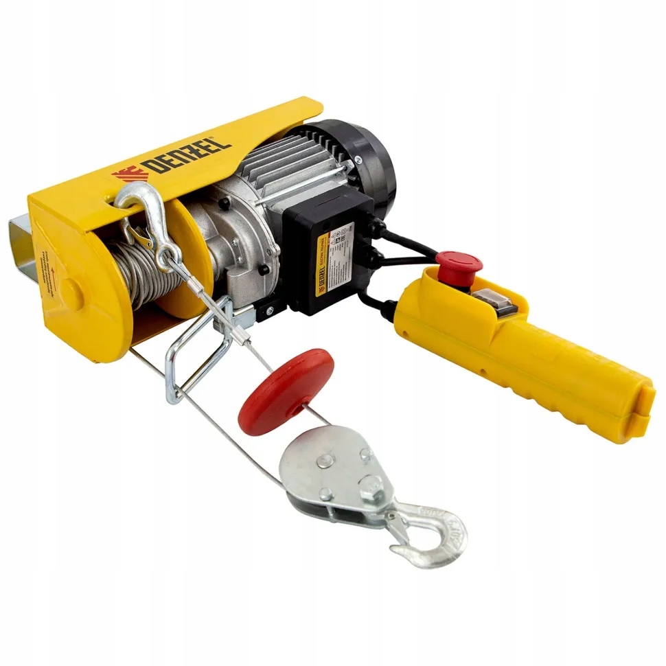 Elektrický navijak, lanový navijak, stavebný, 125 kg Denzel
