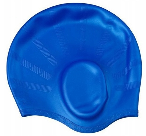 Zestaw na basen: Okulary do pływania Czepek pływacki zakrywający uszy Model Czepek zakrywający uszy + Eta Blue