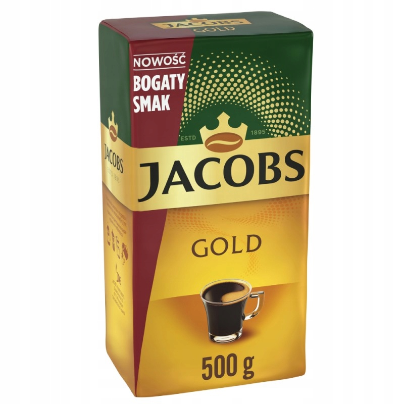 Levně Mletá Káva Jacobs Gold 500 g 0,5 kg