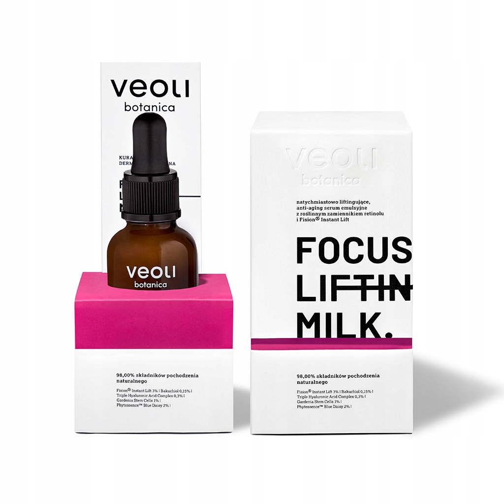 Veoli Botanica Focus Liftingové mléčné sérum na obličej