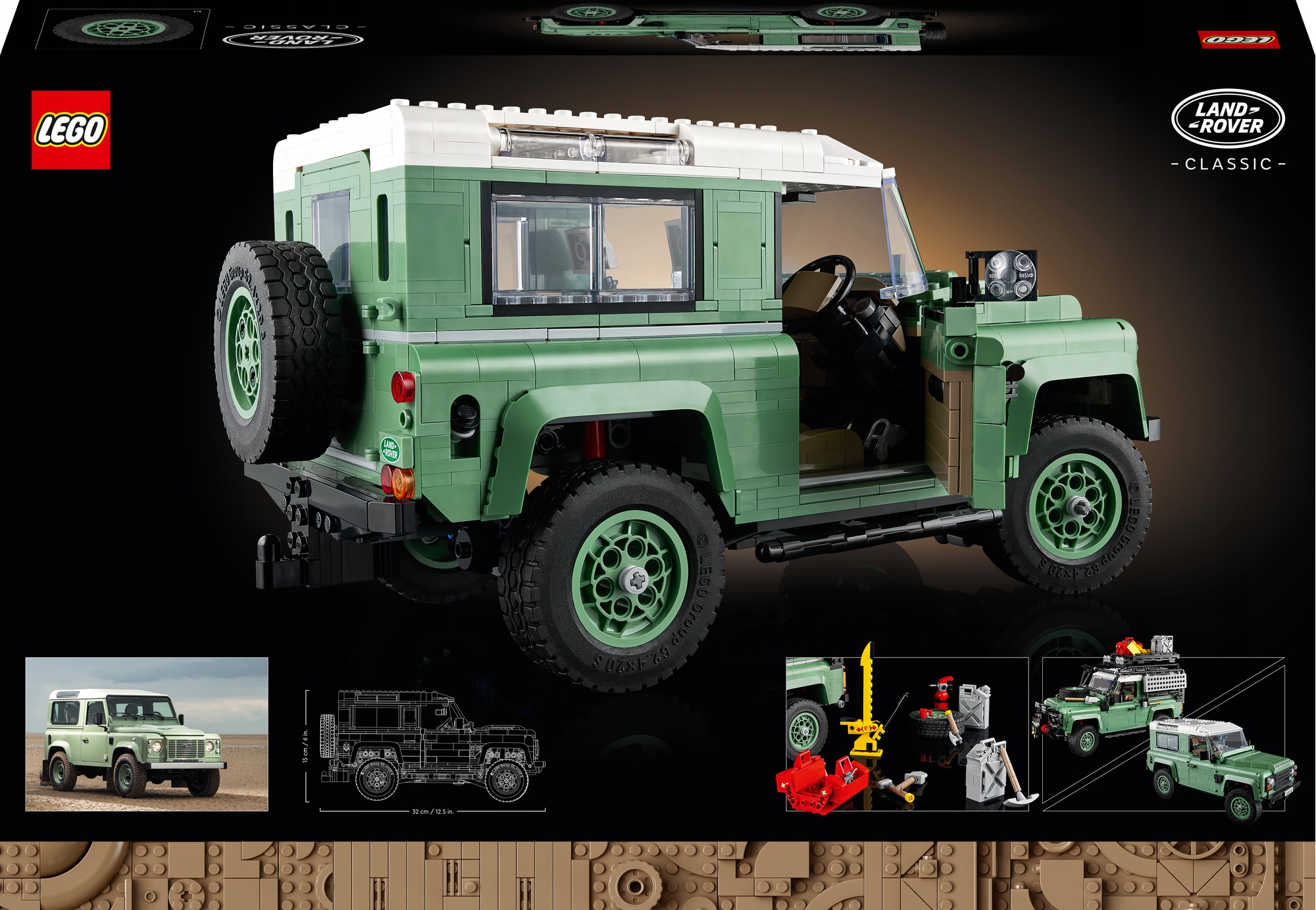 LEGO Icons Land Rover Classic Defender 90 10317 Номер продукту 10317