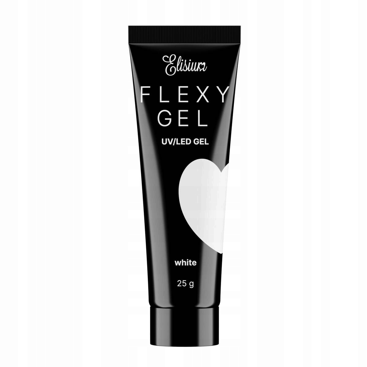 Elisium Flexy Gel Żel Do Paznokci Uv Led White 25g-Zdjęcie-0