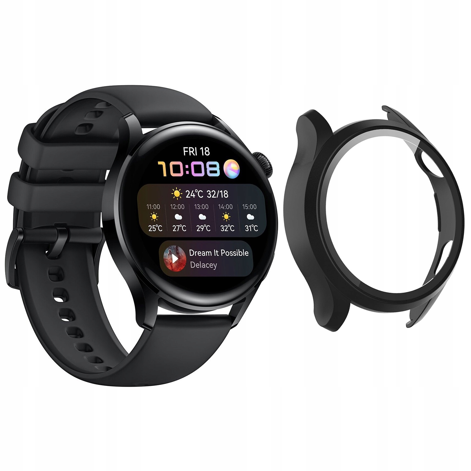 

Obudowa etui +szkło 2w1 do Huawei Watch Gt 2 Pro