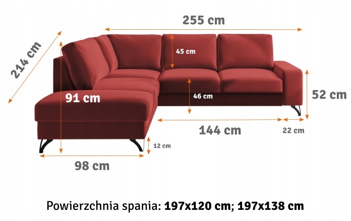 Narożnik Modułowy FLAVIO z pojemnikiem Marka MebleHOT