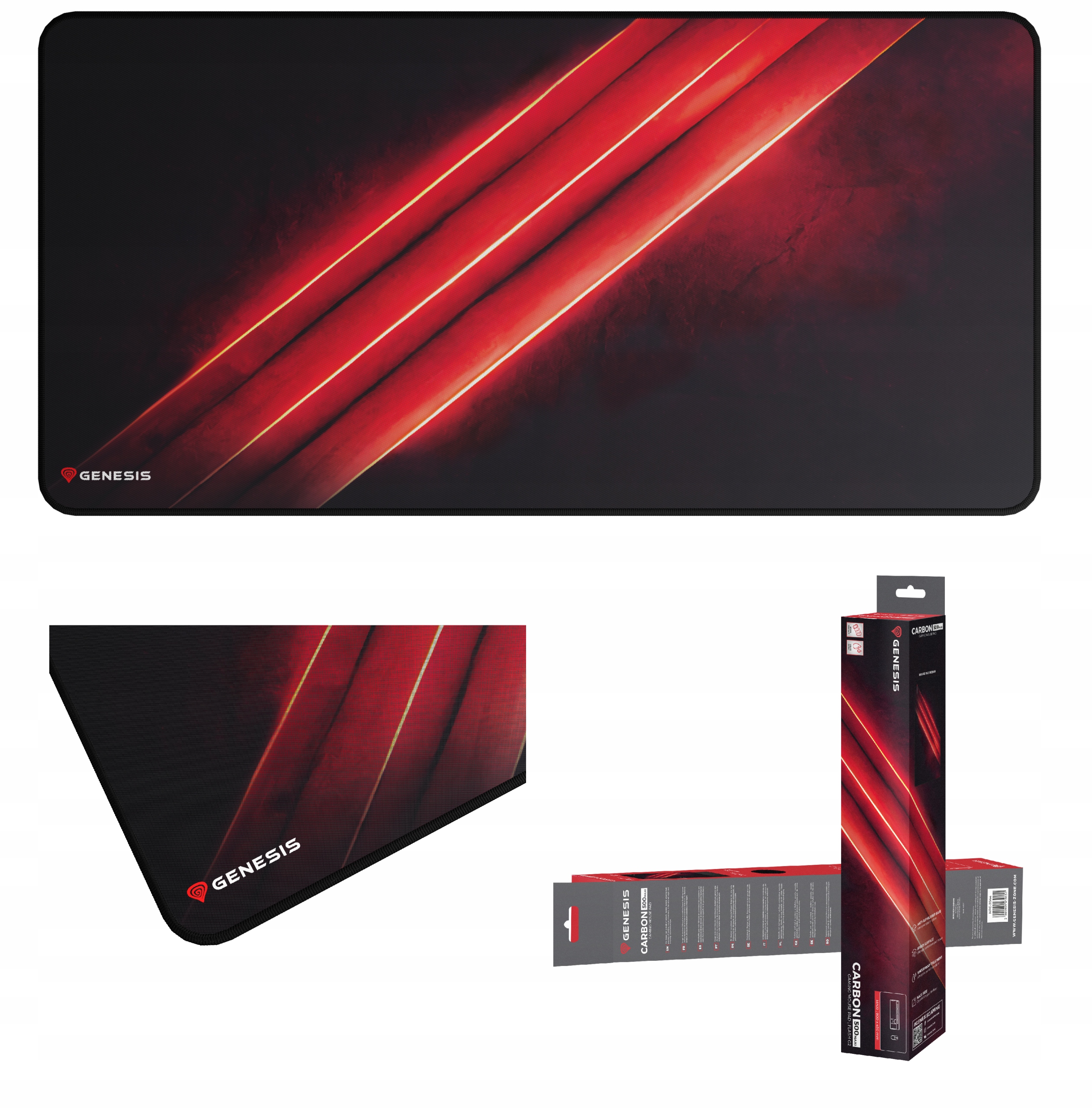 

Podkładka Pod Mysz Myszkę Carbon 500 Maxi Flash