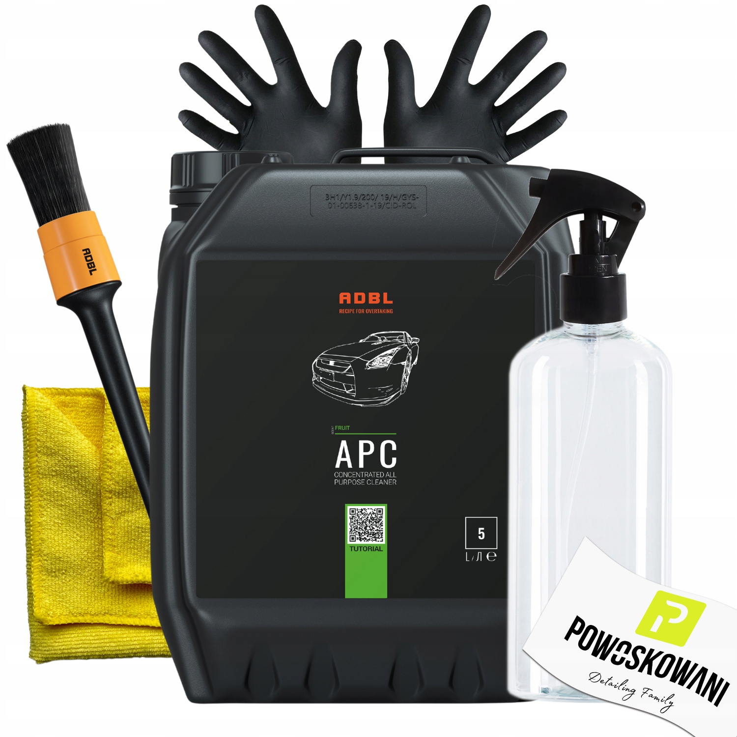 ADBL APC 5L UNIWERSALNY ŚRODEK CZYSZCZĄCY KONCENTRAT AKCESORIA MIKROFIBRA