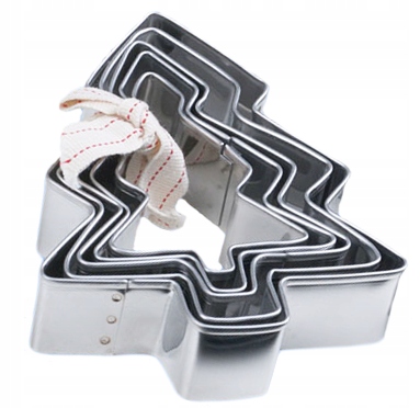 

Foremki do pieczenia ciastek Choinka Wykrawacz x 5