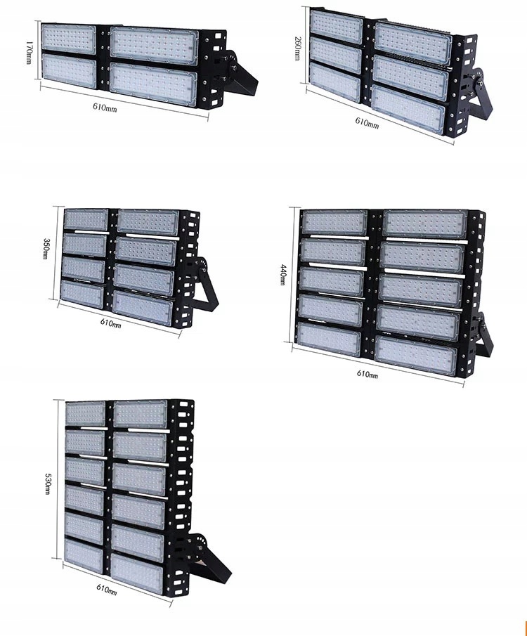 Lampa LED Reflektor Sportowy 600W!! 84000 LM!!! elewacja stadion DIALUX !!! Rodzaj lampa reflektorowa