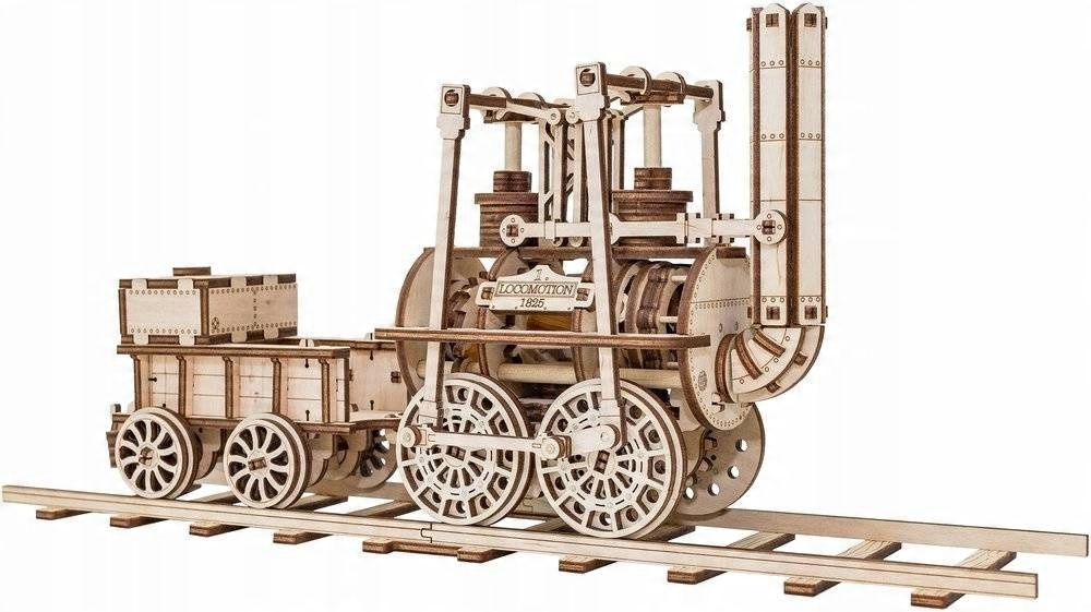 

Ewa Drewniane Puzzle 3D Lokomotywa