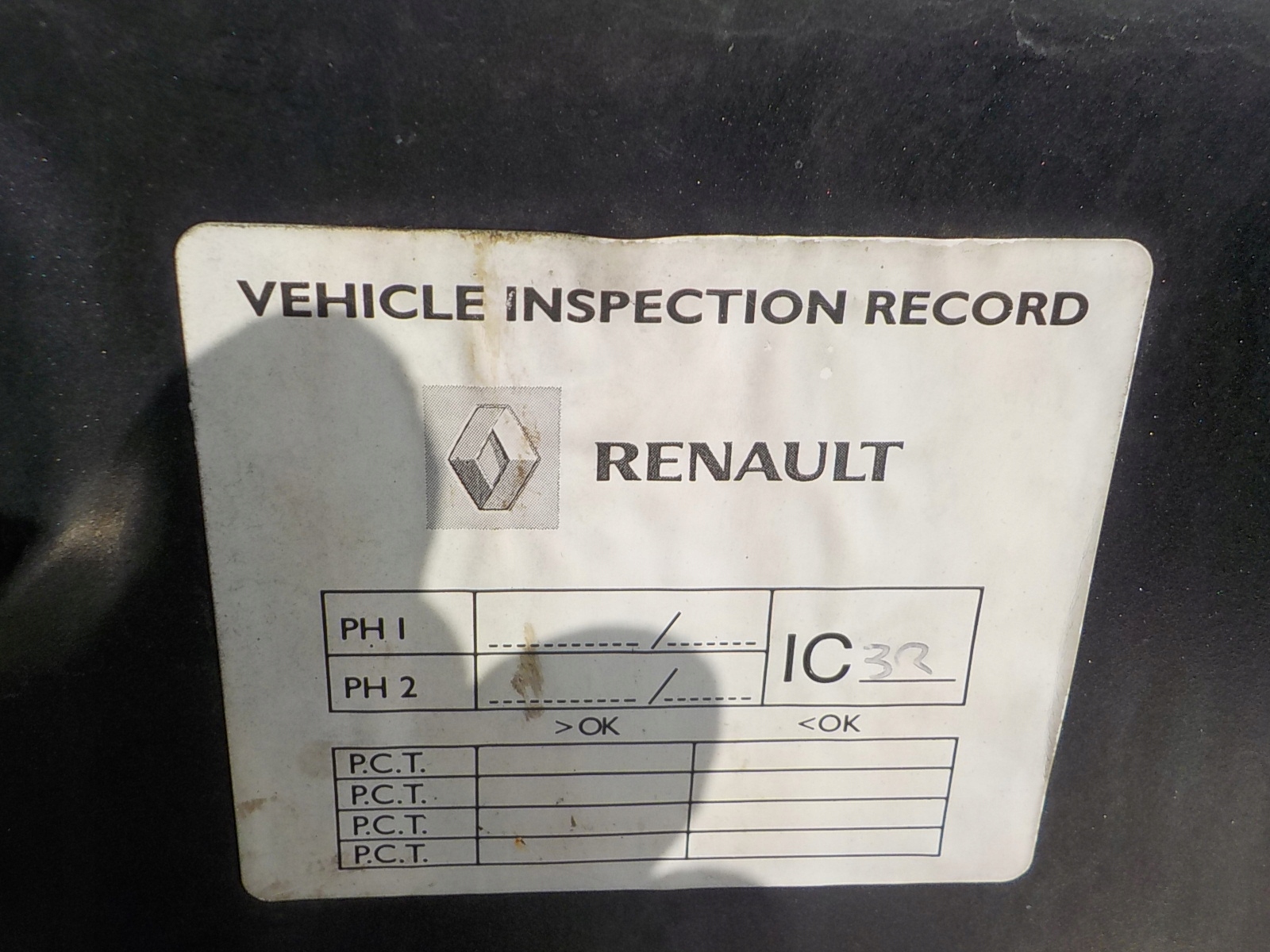203 RENAULT SCENIC III 3 Cofano