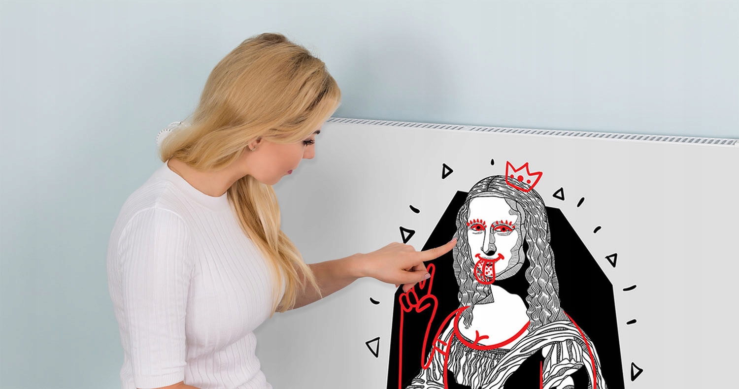 MAGNES MATA MAGNETYCZNA NA KALORYFER 100x60 DAMA FOTOTAPETA Grubość materiału 1 mm