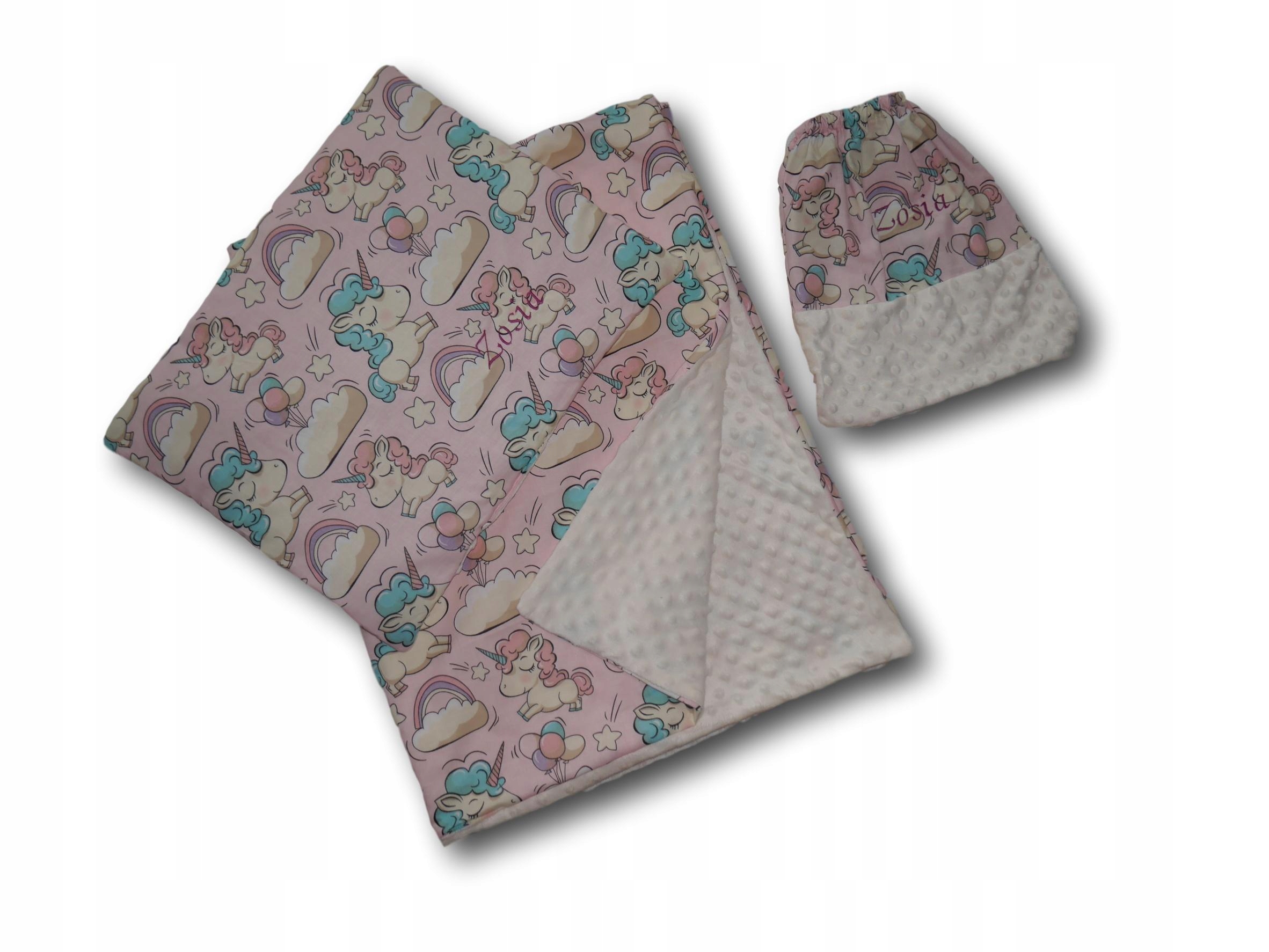 Kocyk poduszka 100/85cm do żłóbka gratis Płeć Chłopcy Dziewczynki