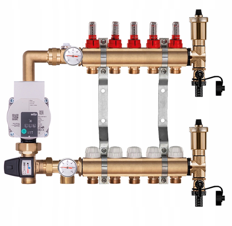 Rozdělovač 5 S Čerpací Skupinou Wilo Pro Podlahovku