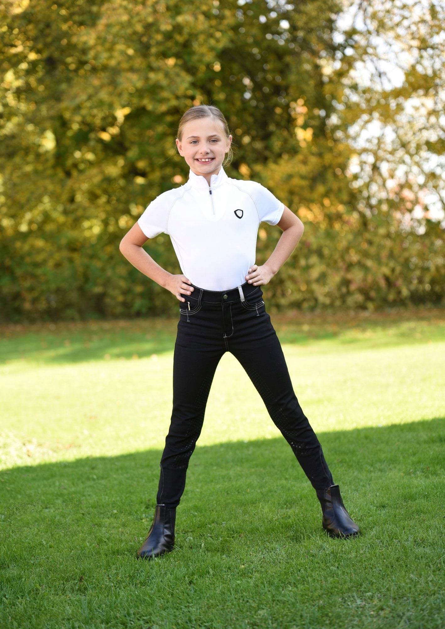 Covalliero Bryczesy BasicPlus dziecięce czarne roz. 170cm