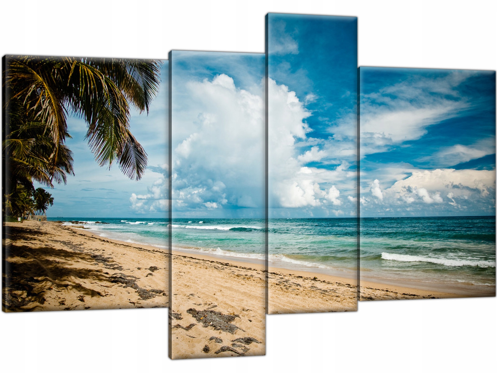

Tropiki Plaża Ocean Hawaje 130x85 Obraz Tryptyk