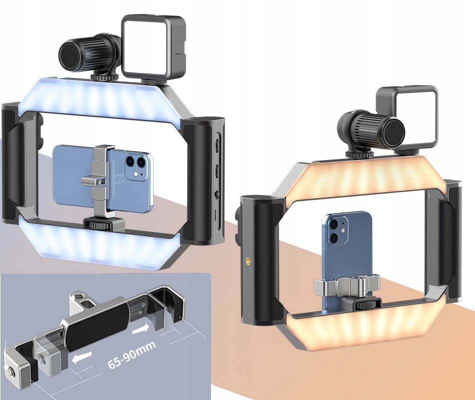 Lampa LED GRIP Uchwyt ISO 1/4 ULANZI U-RIG do Telefonu + PowerBank + Pilot EAN (GTIN) 6975357301251