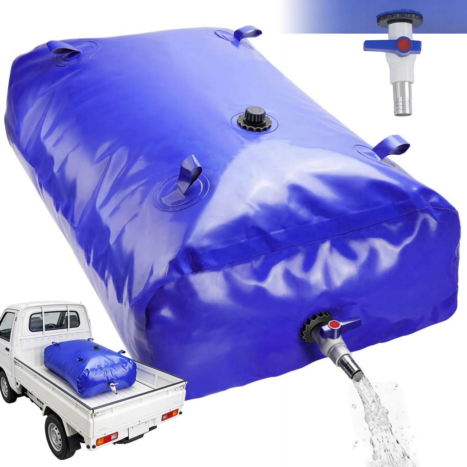 Zbiornik Na Wodę 350L Elastyczny Do Podlewania I Przechowywania