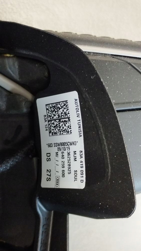 Audi Q3 F3 83A lenkrad Leder MULTI 83A419091D