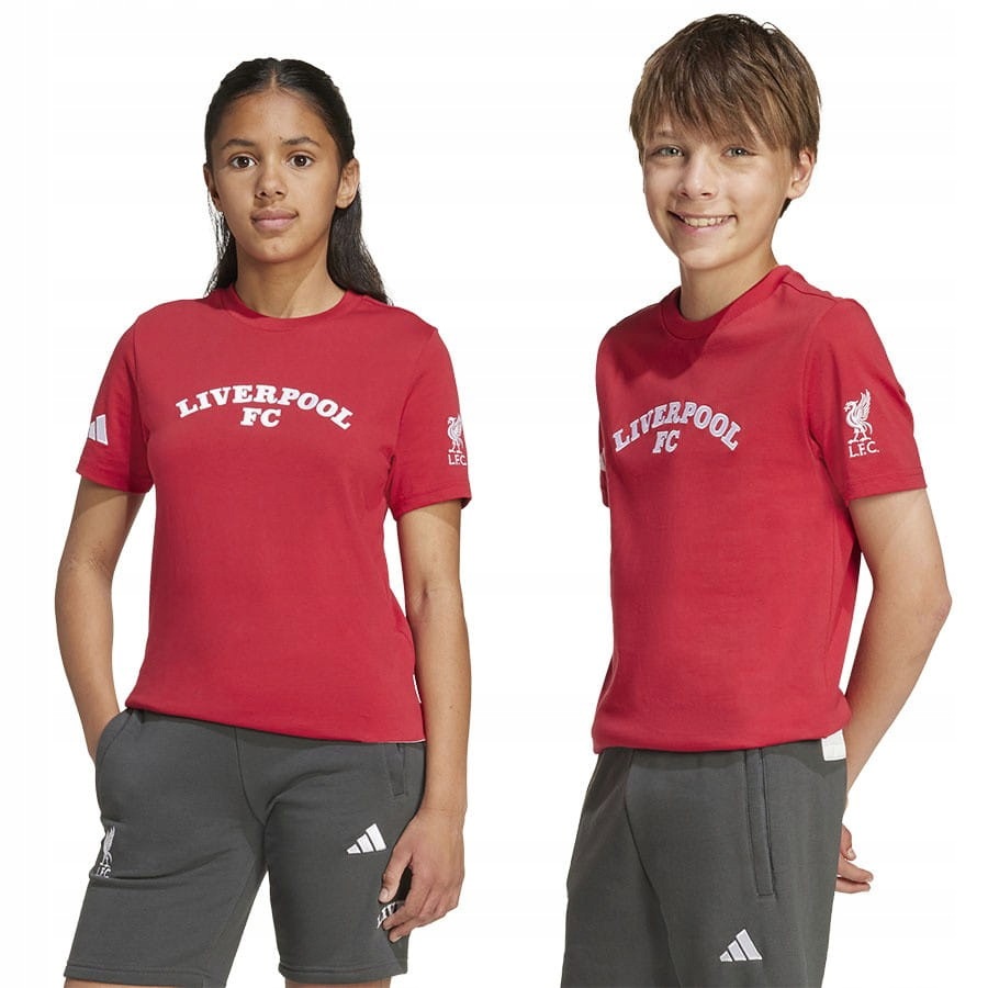 Koszulka adidas Liverpool Fc Tee Junior JW7878 Czerwony, 128 CM