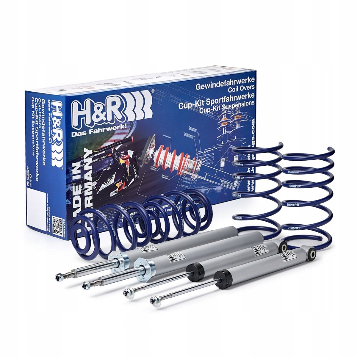 H&R 40664-1 стойки амортизатора пружины / амортизаторы