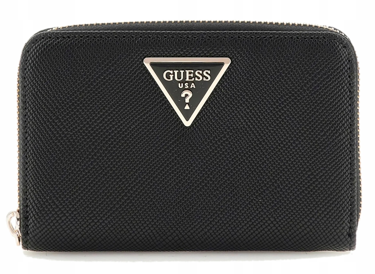 Dámská Černá Peněženka Elegantní Prostorná Velká S Logem Guess