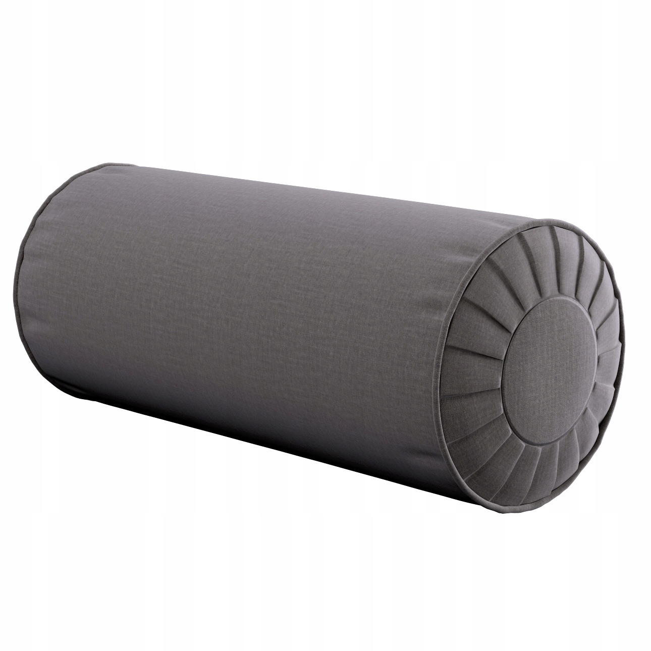 Polštář váleček s záložkami Ø20 x 50 cm béžový